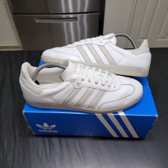 adidas Originals Other - Adidas Samba Men's Sz 9.5/Women's Sz 10.5 OG Trainers in White and Grey JI3206